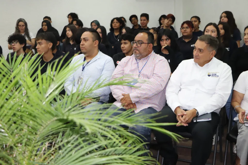 audiencia de Don Bosco con el Director de la escuela en el premio emerson